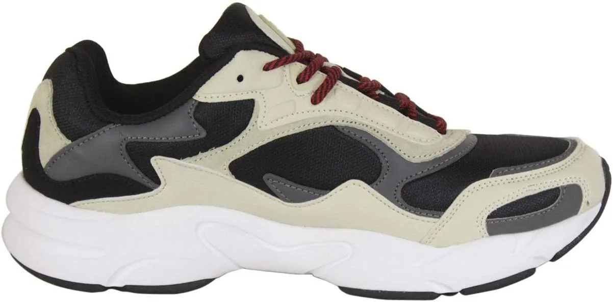 Fila Men's Luminance Black/Castlerock/Gardenia Sneakers Shoes