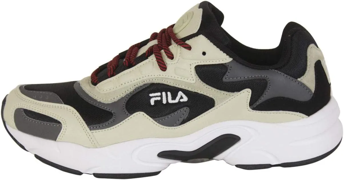 Fila Men's Luminance Black/Castlerock/Gardenia Sneakers Shoes
