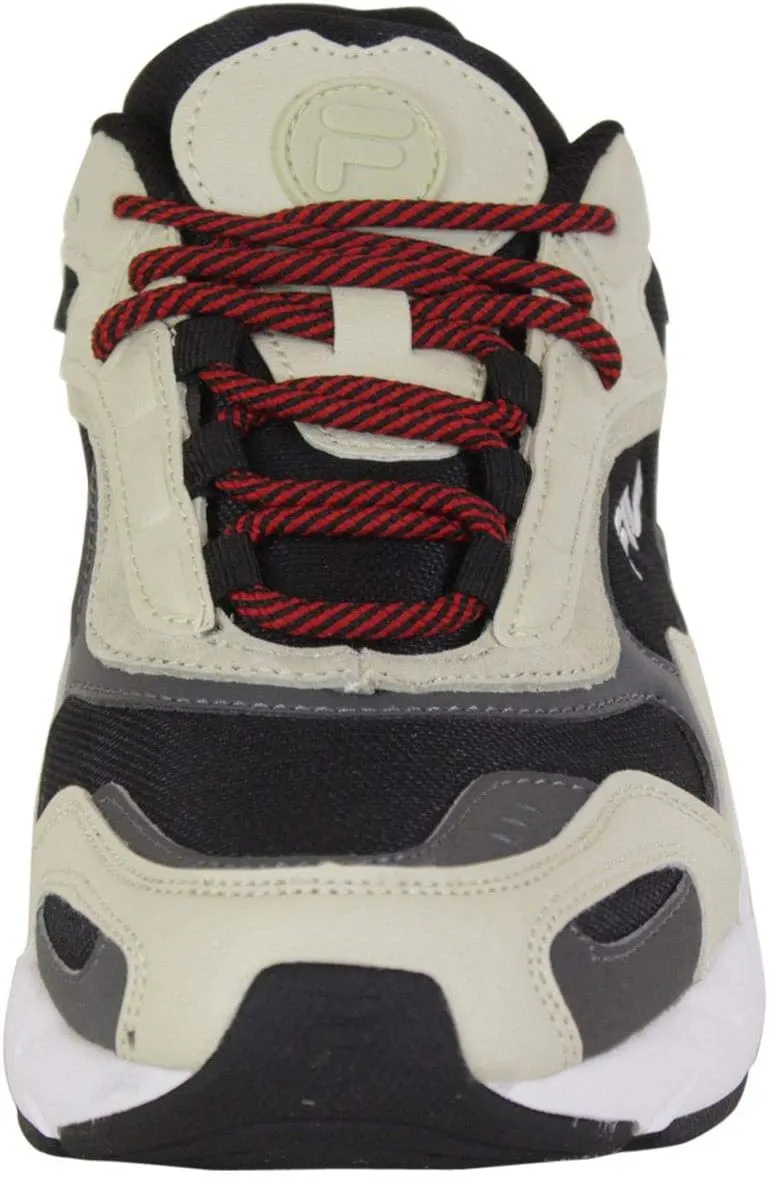 Fila Men's Luminance Black/Castlerock/Gardenia Sneakers Shoes