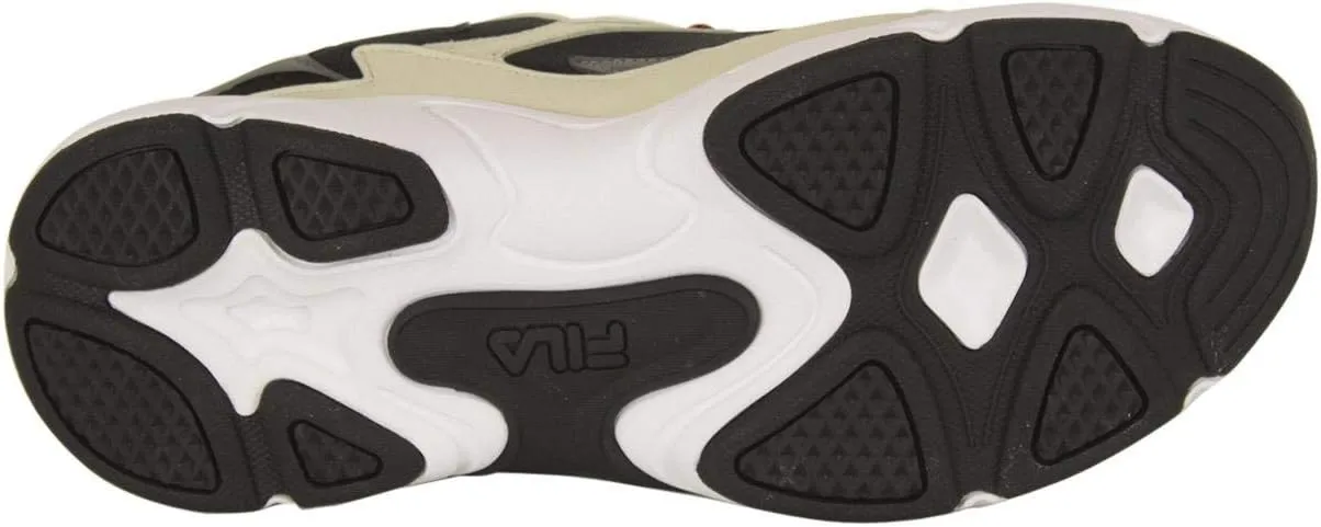 Fila Men's Luminance Black/Castlerock/Gardenia Sneakers Shoes