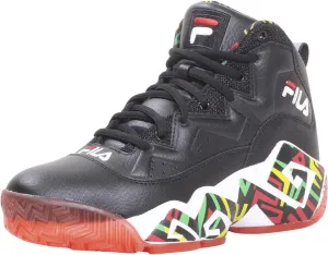 Fila Men's MB Sneakers High Top Black/Jelly Bean/Lemon Sz. 10.5 1BM01264