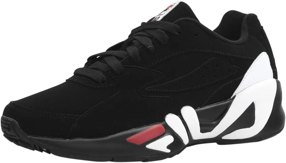 Fila Men's Mindblower Black/White/Fila Red Sneakers Shoes Sz: 7.5