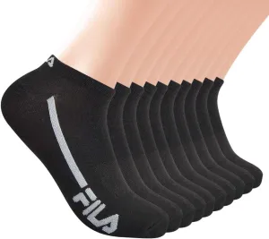 Fila Men's Racing Striped No Show Socks