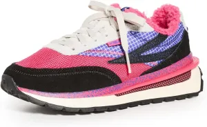 Fila Women's Renno Sneakers, Sparkling Cosmo/Black/Seed, 7 Medium US