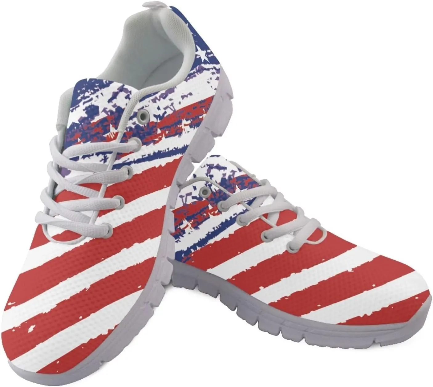 Forchrinse Cute Jean Cat with Green Eyes Women's Walking Running Shoes Slip on Easy Sneaker Sports Causal Athletic Shoes