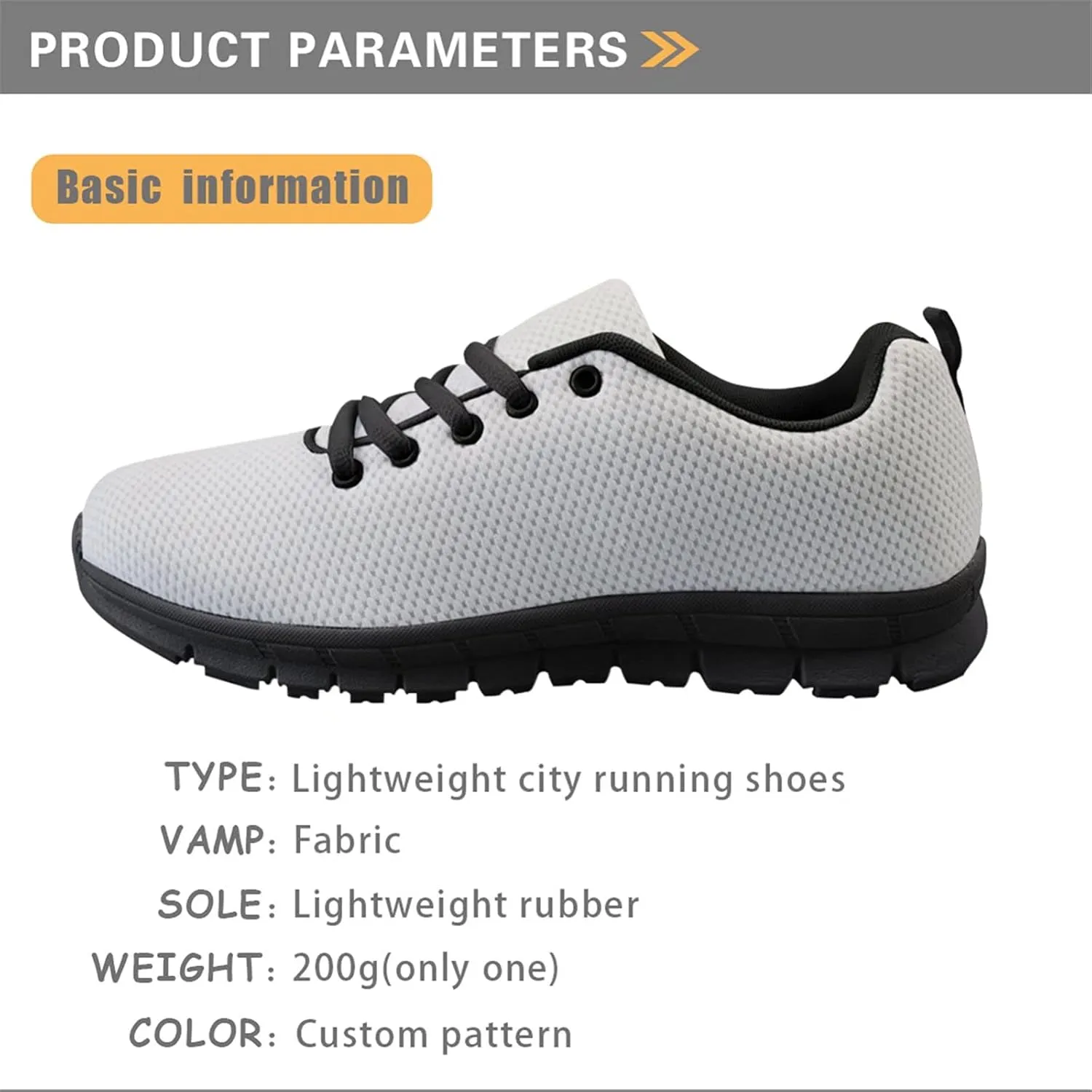 Forchrinse Daisy Unisex Running Shoes for Men Women Sports Gym Shoes Breathable Athletic Sneaker Shoe