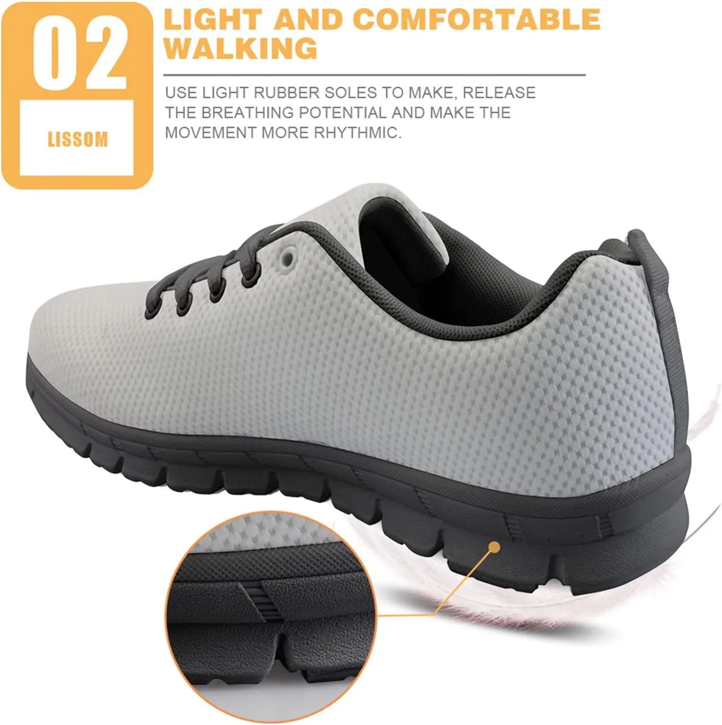 Forchrinse Daisy Unisex Running Shoes for Men Women Sports Gym Shoes Breathable Athletic Sneaker Shoe