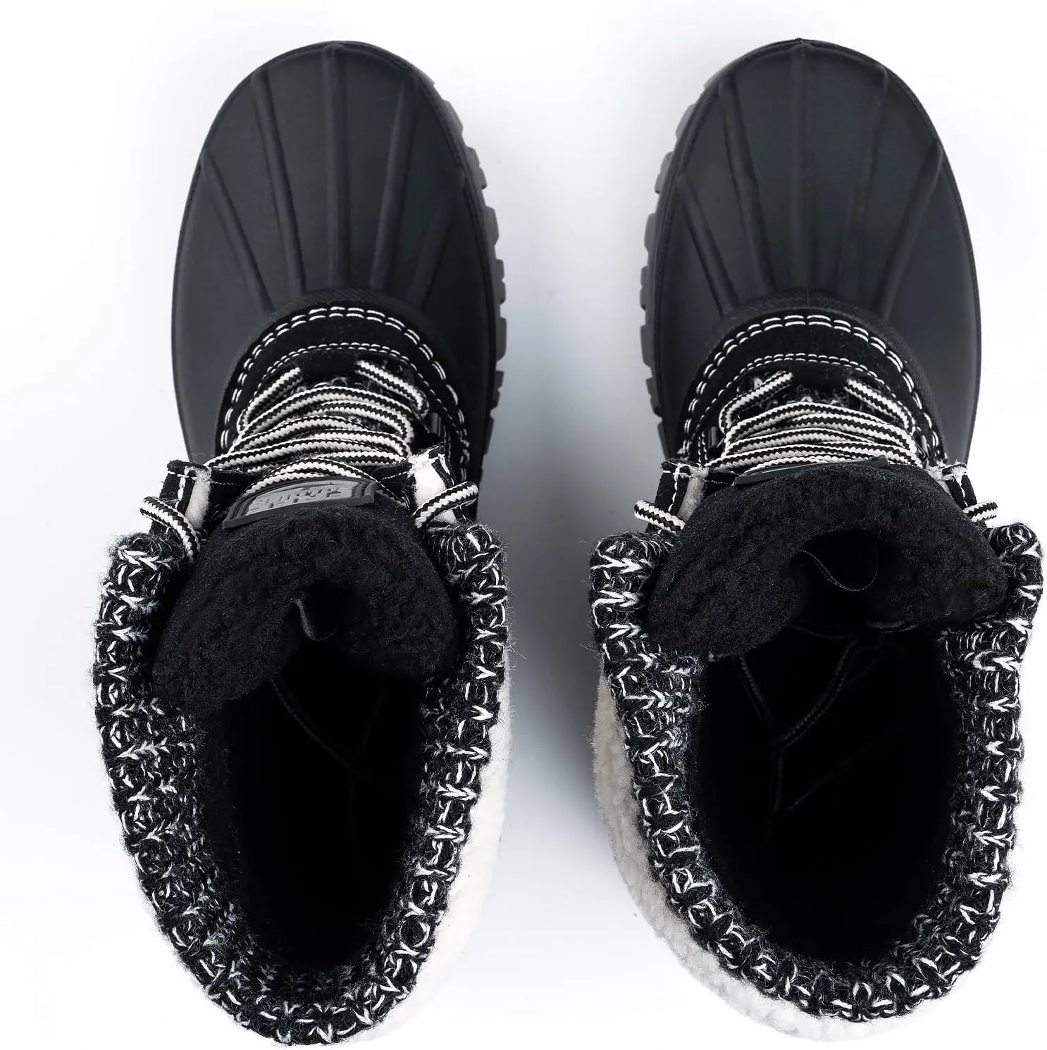 FREE SOLDIER Women's Waterproof Winter Cold Weather Snow Boots for Women Outdoor Fashion Duck Boots Comfortable Insulated