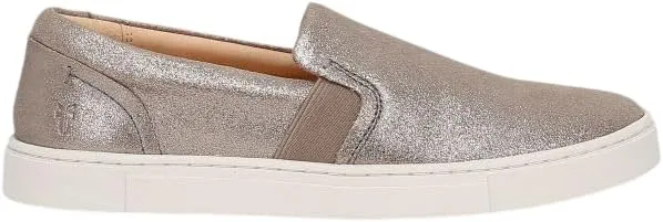 Frye Ivy Slip-On Shoes for Women Featuring Soft Leather with Thick Rubber Outsole, Removable Molded Footbed, and Padded Collar and Vamp