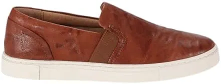 Frye Ivy Slip-On Shoes for Women Featuring Soft Leather with Thick Rubber Outsole, Removable Molded Footbed, and Padded Collar and Vamp