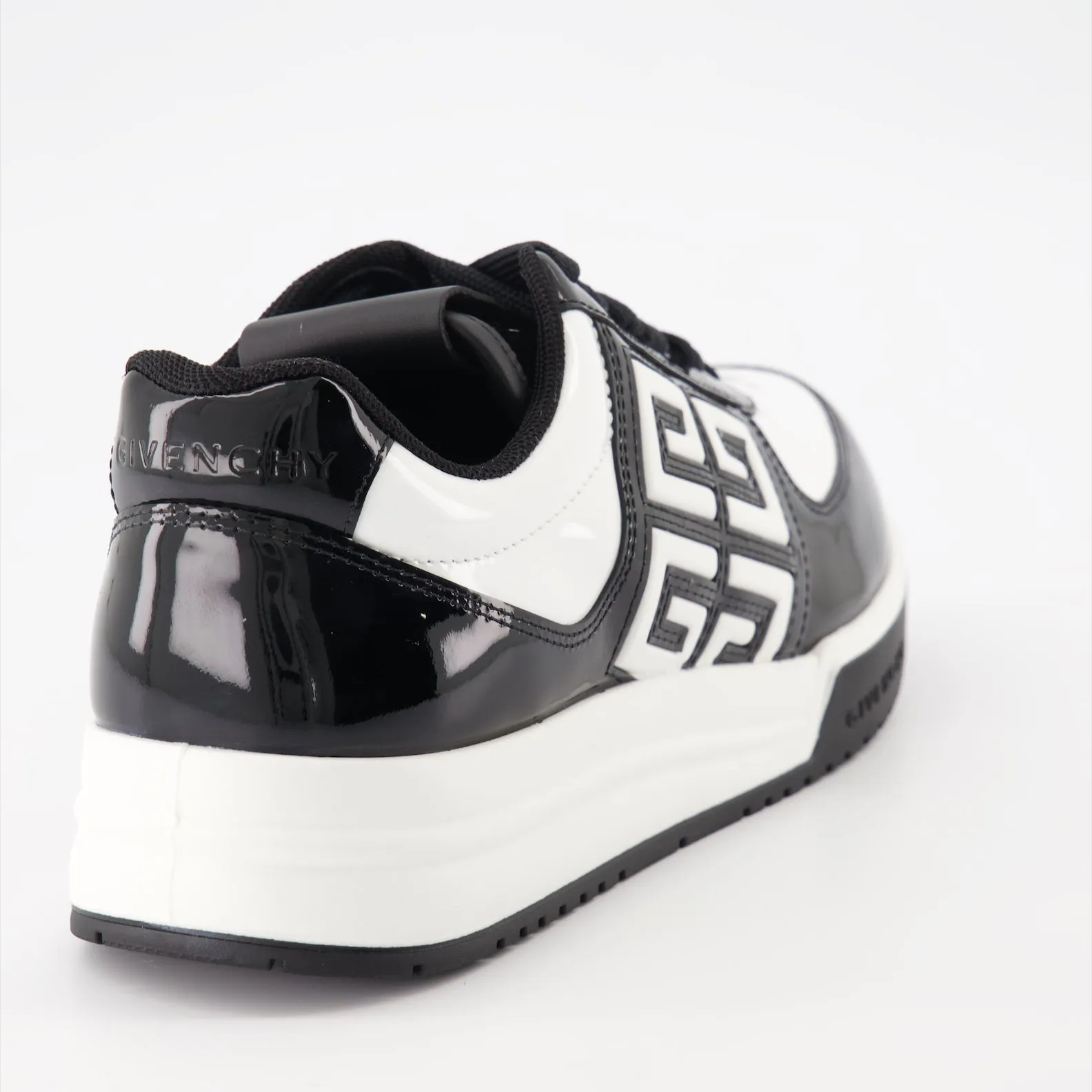 G4 Black Leather Sneakers