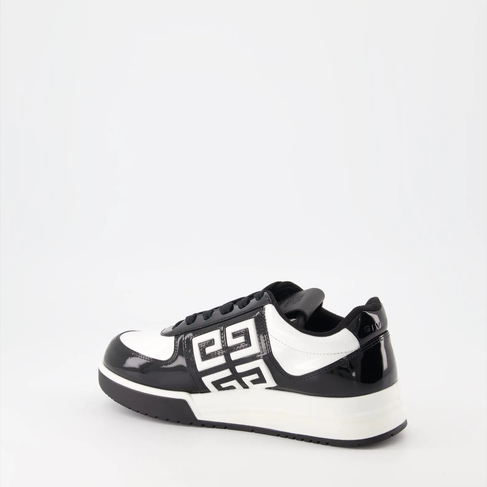 G4 Black Leather Sneakers