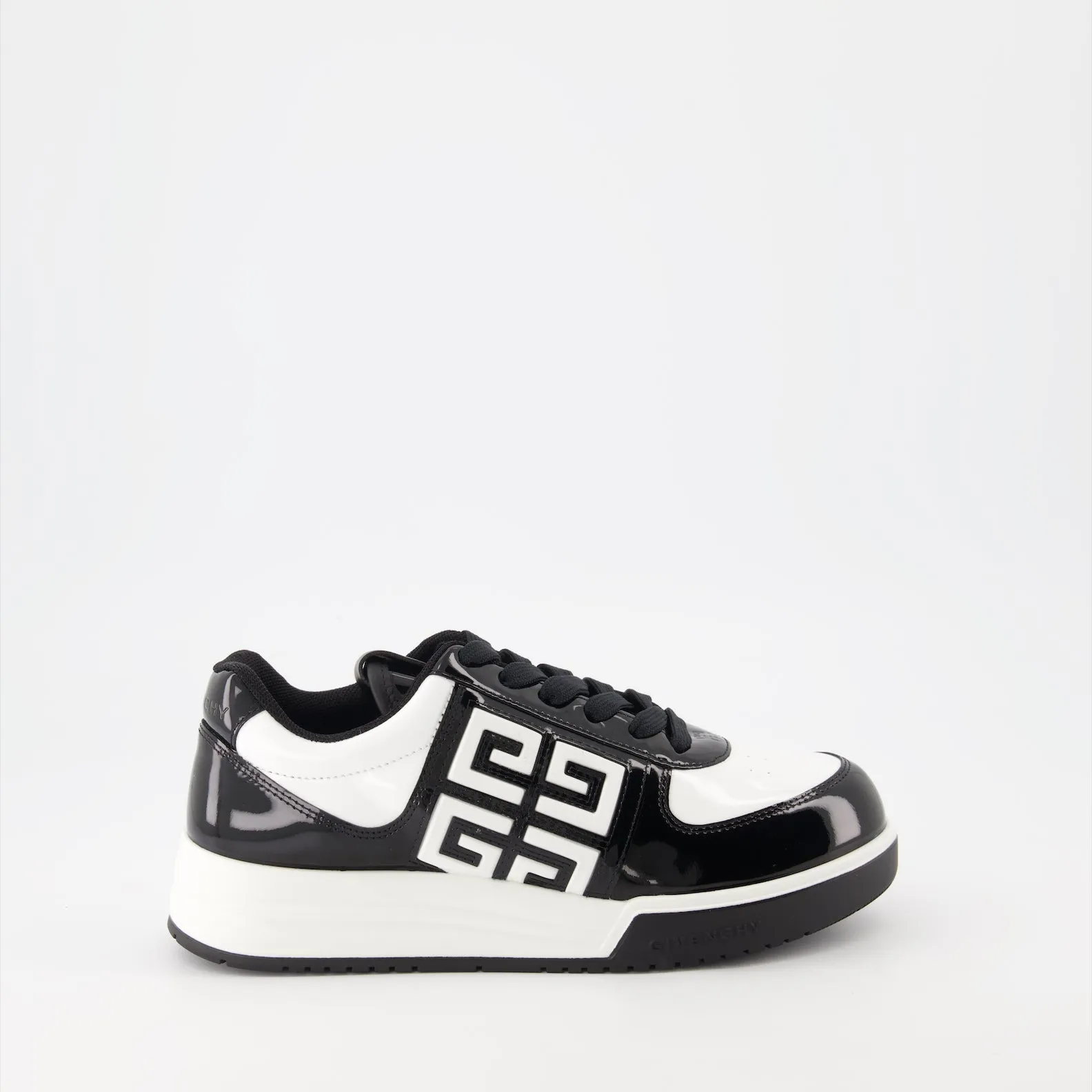 G4 Black Leather Sneakers
