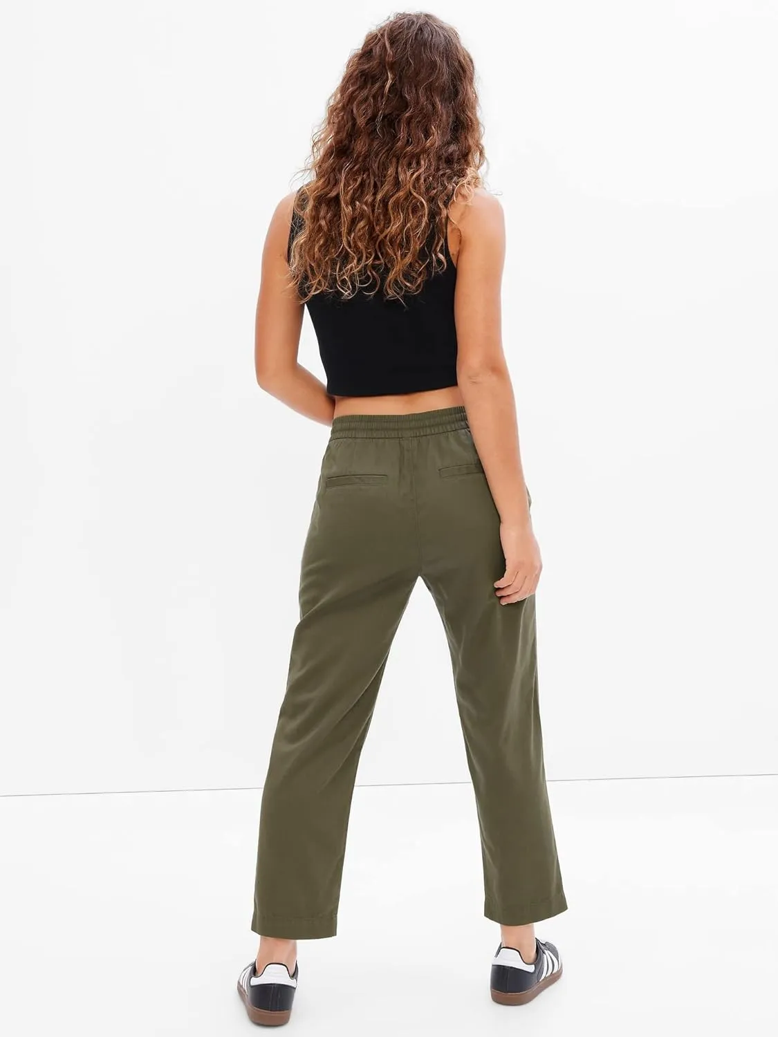 GAP Women's Easy Straight Pull-on Pants