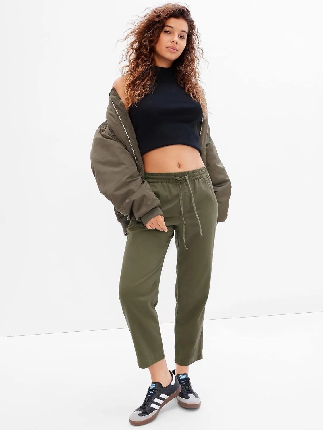 GAP Women's Easy Straight Pull-on Pants