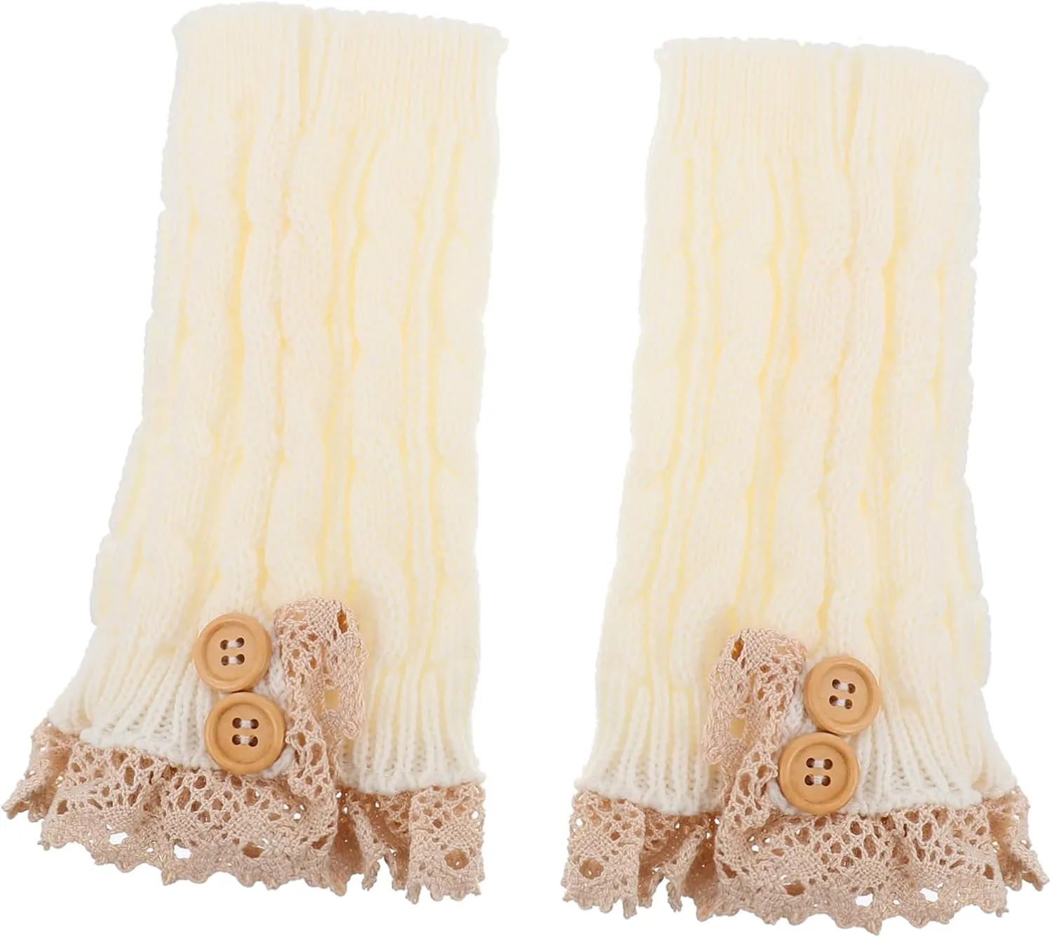 Gatuida Elegant Lace Boot Covers Girl Boot Sock Warm Women Cover Knitted Cuff Trendy Socks for Women