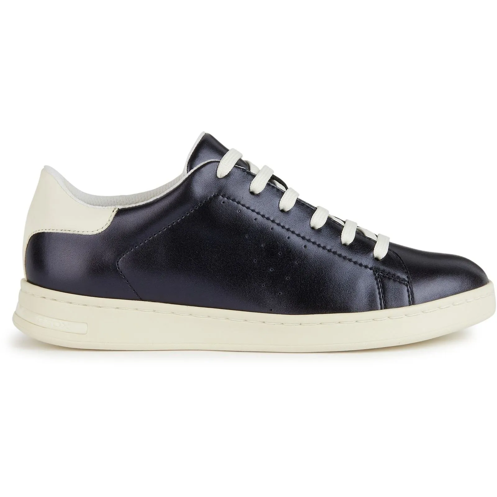 Geox Women's D Jaysen B Sneakers in Dark Jeans/Optic White