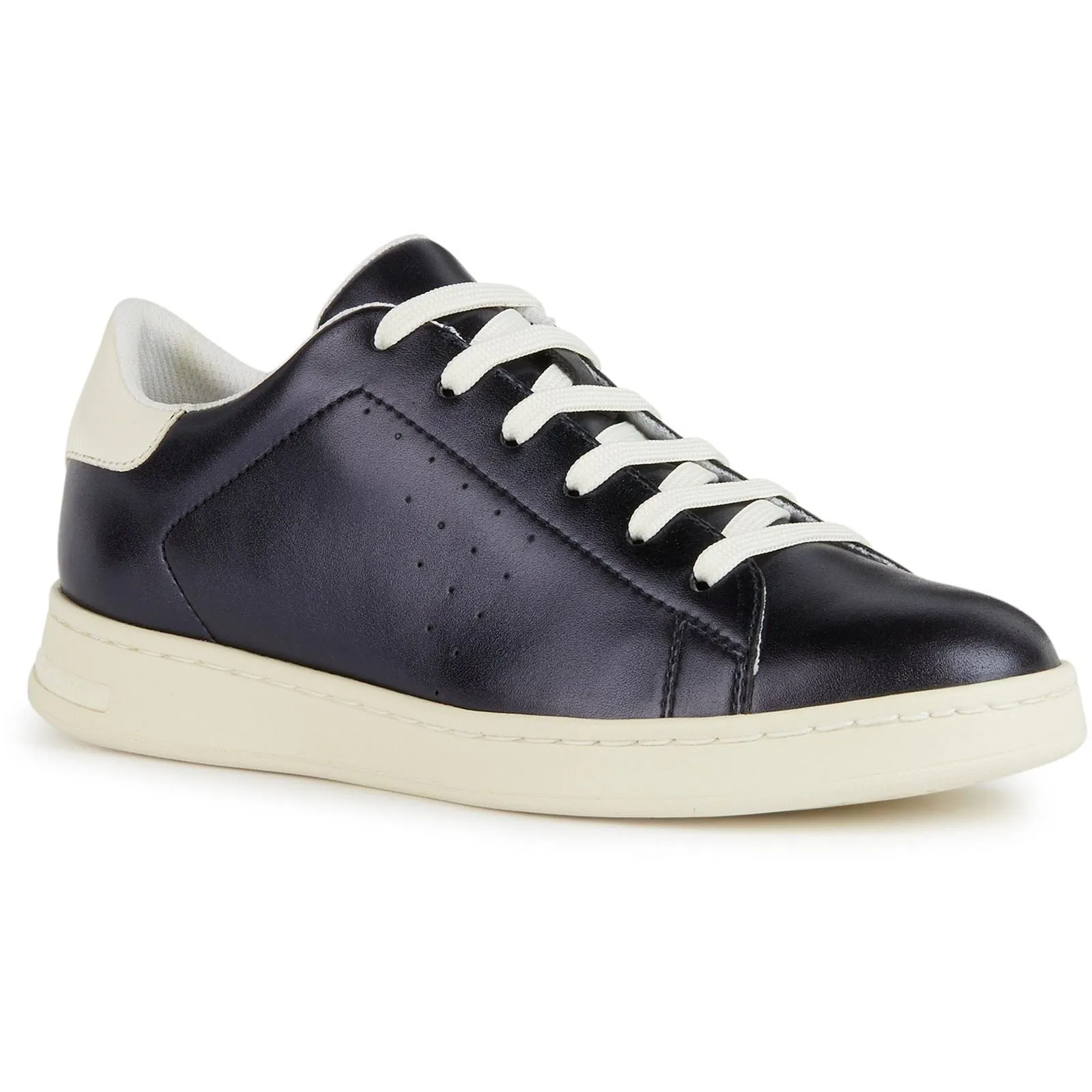 Geox Women's D Jaysen B Sneakers in Dark Jeans/Optic White