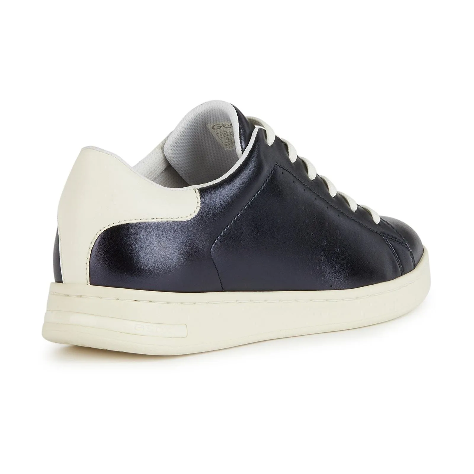 Geox Women's D Jaysen B Sneakers in Dark Jeans/Optic White