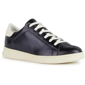 Geox Women's D Jaysen B Sneakers in Dark Jeans/Optic White