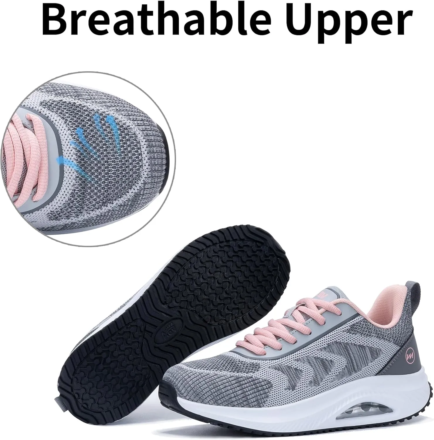 Gyeice Women's Arch Support Walking Shoes Tennis Fashion Sneakers Comfortable Orthotic Shoes for Plantar Fasciitis US 5.5-11