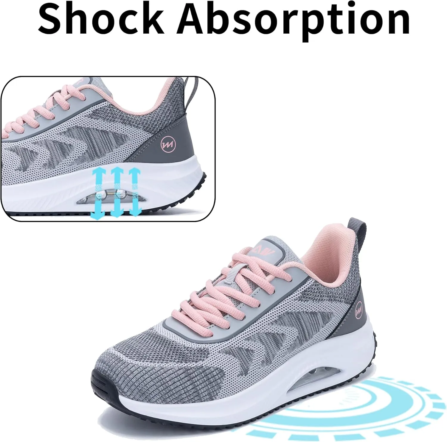 Gyeice Women's Arch Support Walking Shoes Tennis Fashion Sneakers Comfortable Orthotic Shoes for Plantar Fasciitis US 5.5-11
