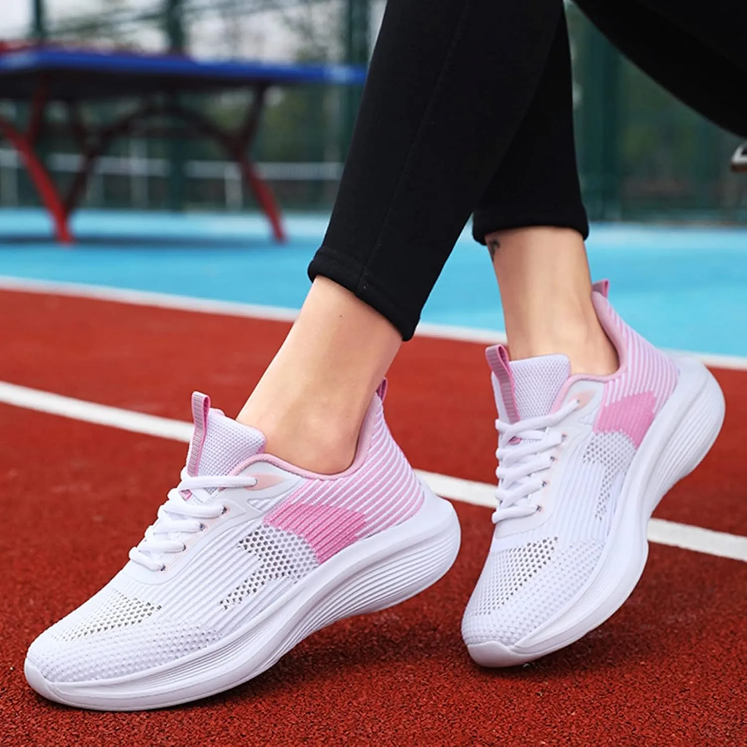 Gym Shoes for Women Wide Width Women Walking Shoes Sock Sneakers Mesh Slip On Air Women Shoes Sneakers Black Wide Toe Box Shoes Women Casual Sneakers Womens Pull On Sneakers Black Soles