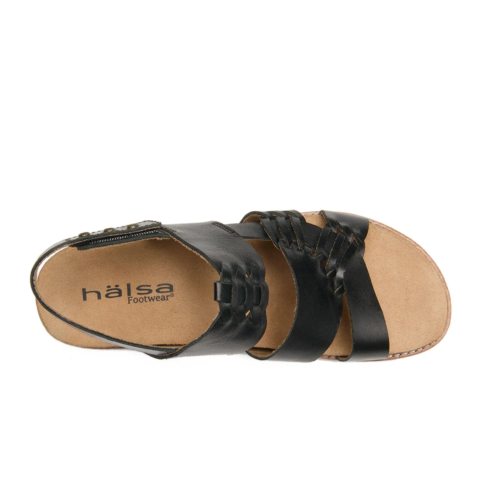 Halsa Bella Backstrap Sandal (Women) - Black