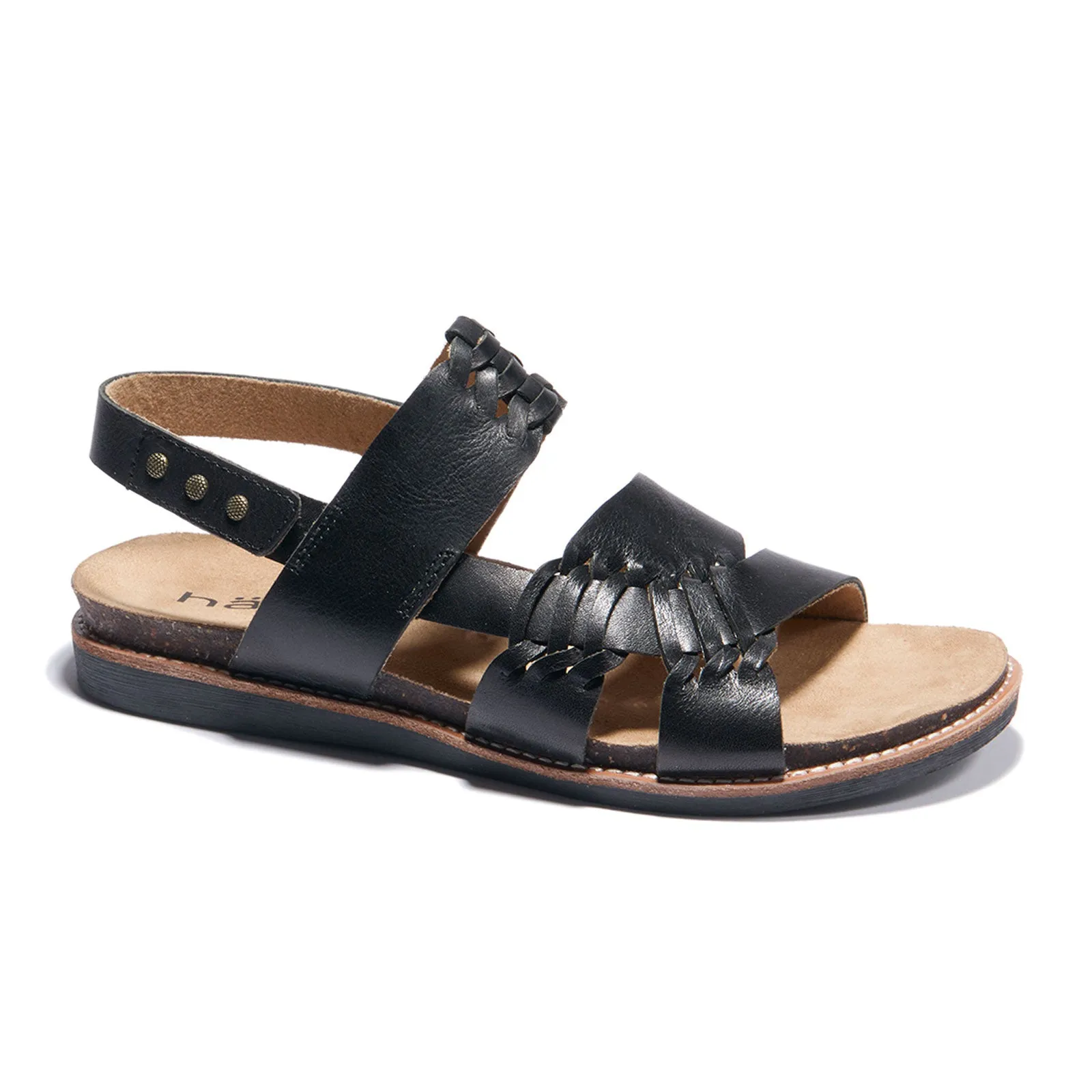Halsa Bella Backstrap Sandal (Women) - Black