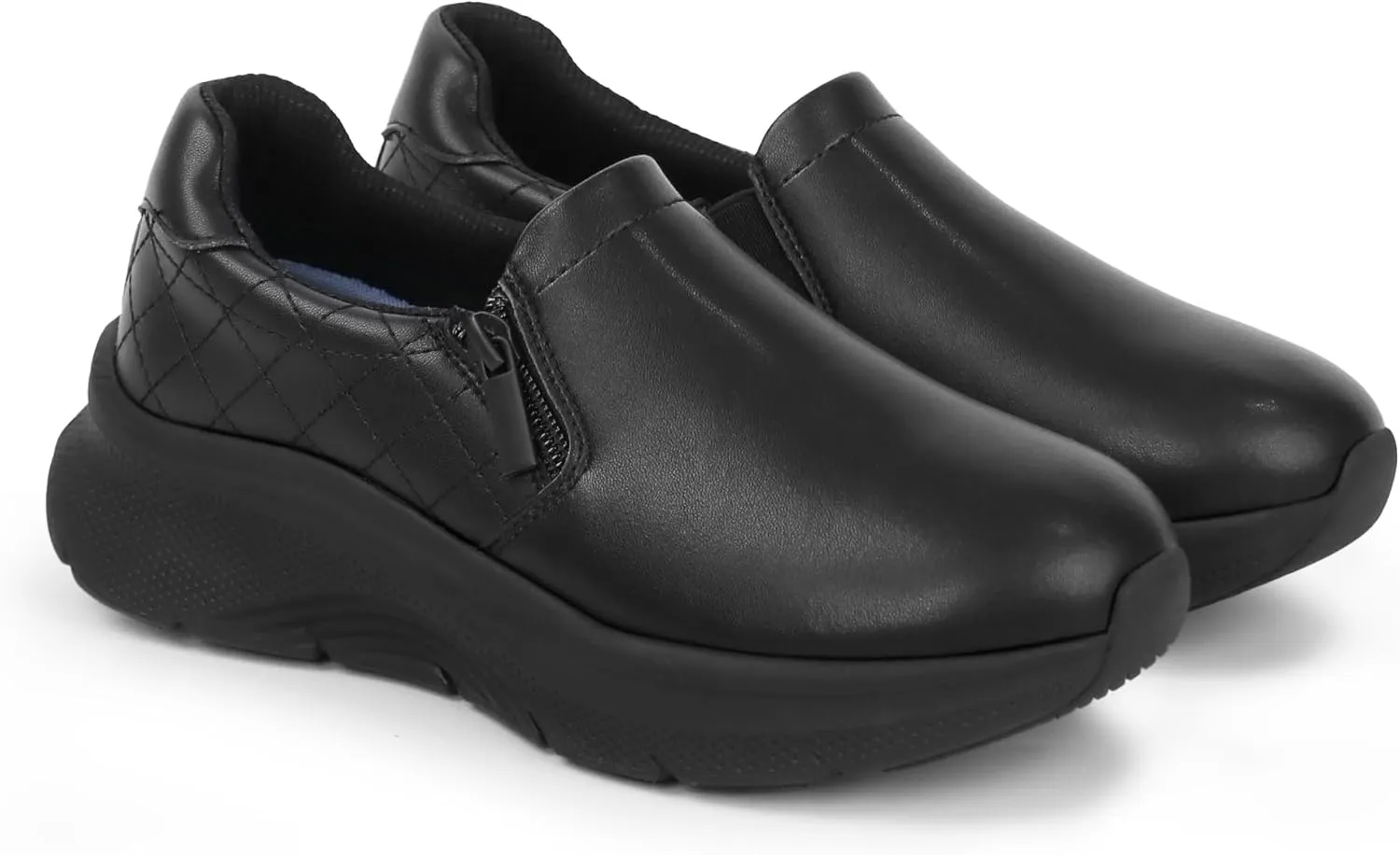 Hawkwell Women's Slip On Arch Support Comfortable Nurse Shoes Slip Resistant Lightweight Work Shoes