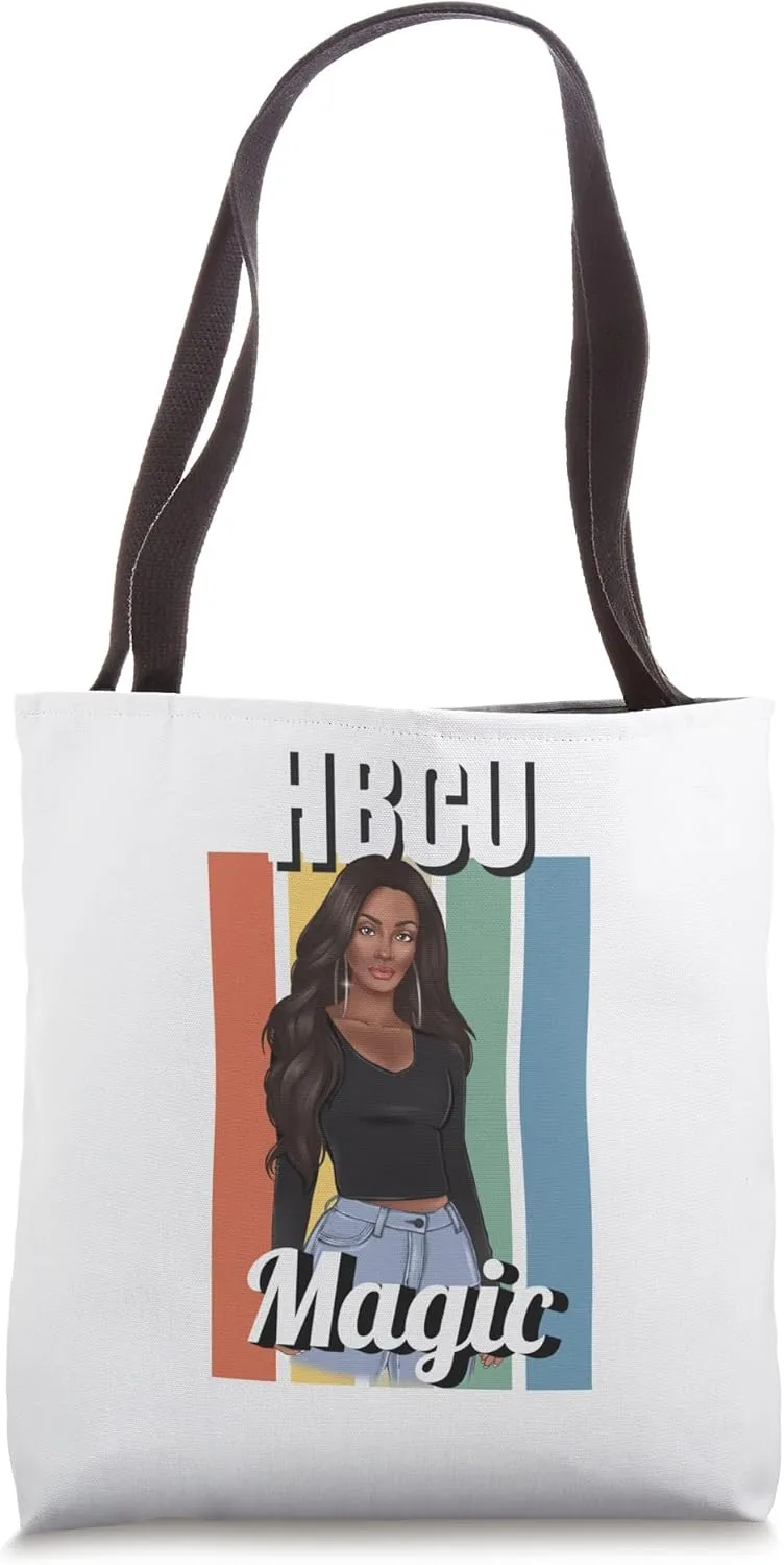 HBCU College Women Historically Black Universities 2022 Afro Tote Bag