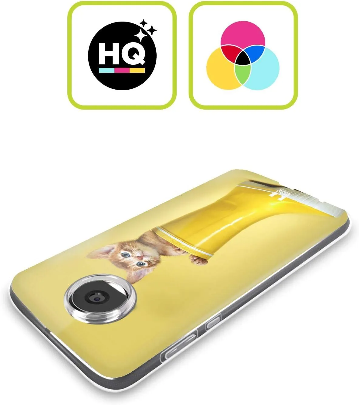 Head Case Designs Abyssinian Kitty in A Boot Funny Animals Soft Gel Case Compatible with Motorola Moto Edge 30 Fusion