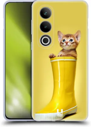 Head Case Designs Abyssinian Kitty in A Boot Funny Animals Soft Gel Case Compatible with OnePlus Ace 3V 5G