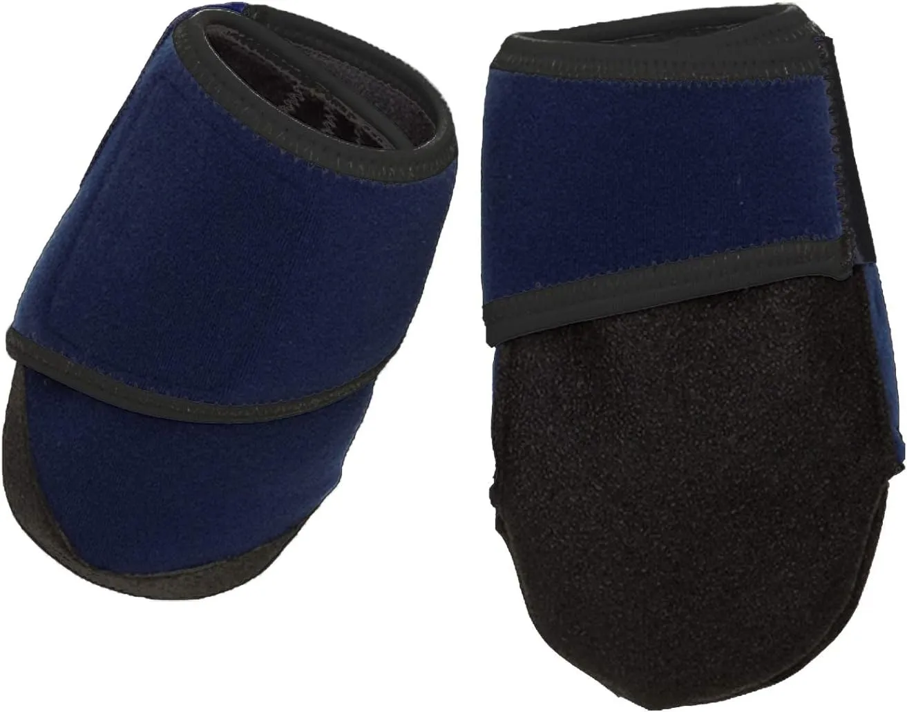Healers Nonslip Paw Protection Dog Booties for Medium Size Dogs - Soft Comfortable Dog Boots With Best Paw Traction - Gauze Included (Blue)