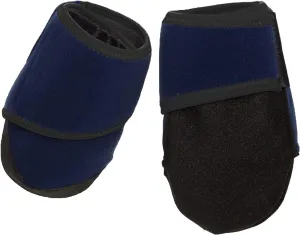 Healers Nonslip Paw Protection Dog Booties for Medium Size Dogs - Soft Comfortable Dog Boots With Best Paw Traction - Gauze Included (Blue)