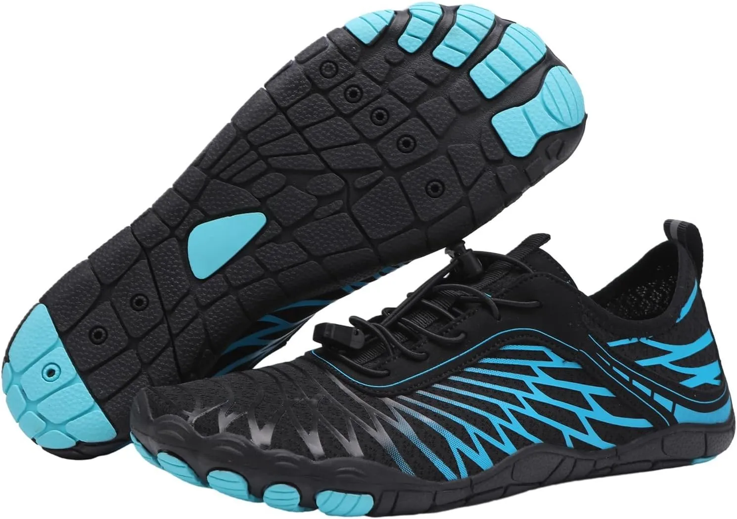 Hike Barefoot Shoes Women Men, Pro Barefoot Footwear Wide Toe Box Healthy & Non-Slip Barefoot Hike Shoes Waterproof Aqua Swim Surf Hiking Shoes Unisex