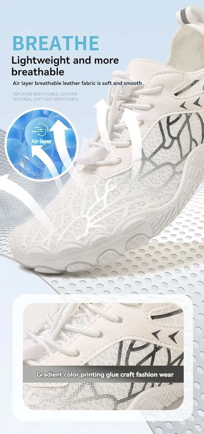 Hike Barefoot Shoes Women Men, Wide Toe Box Healthy & Non-Slip Barefoot Footwear Unisex, Pro Barefoot Hike Shoes Trail Hiking Track Athletic Shoes