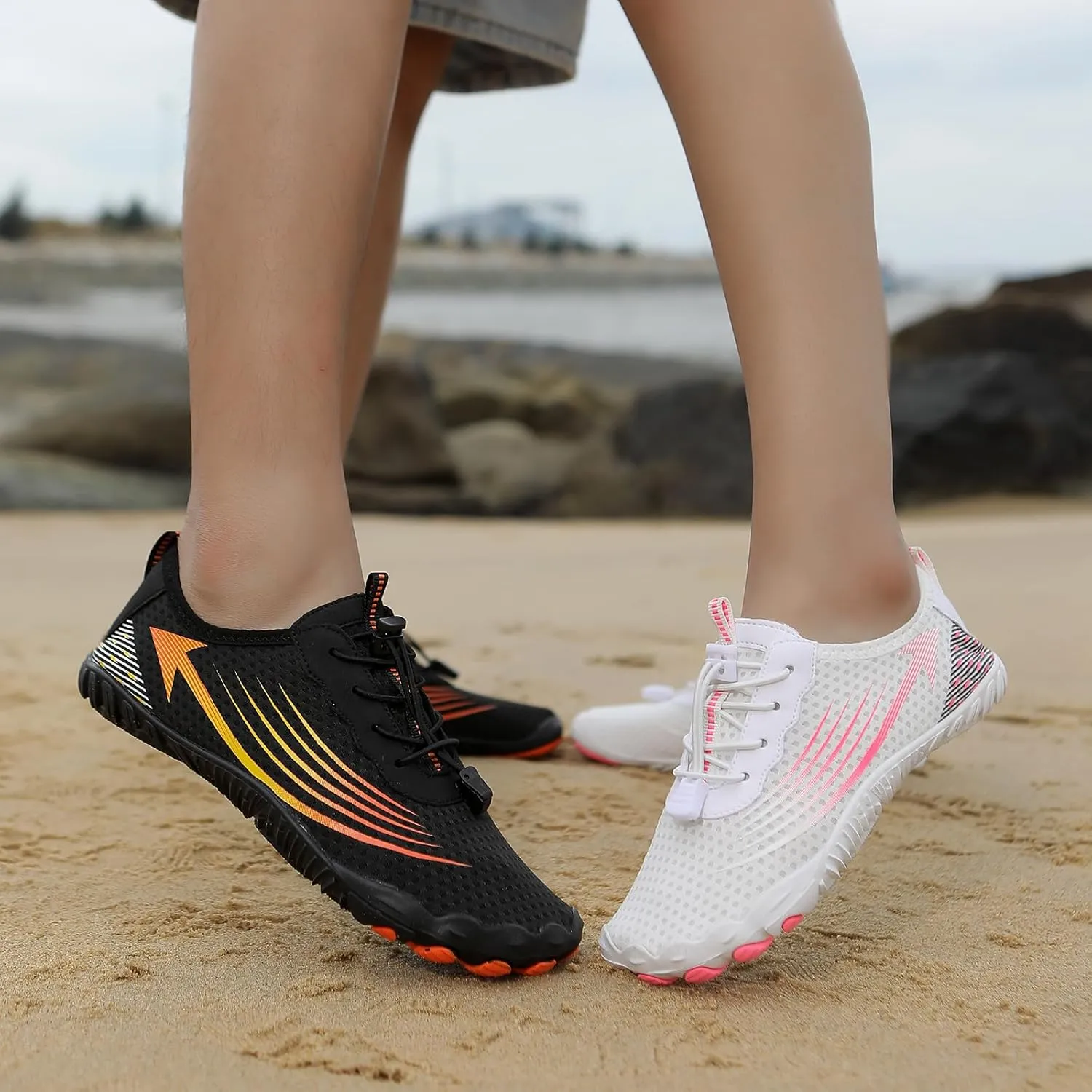 Hiking Shoes Women Waterproof Lightweight Hiking Barefoot Water Shoes Women Wide Feet Toe Box Quick Dry Aqua Swim Barefoot Shoe for Outdoor Fishing Breathable Lightweight Going Out Footwear