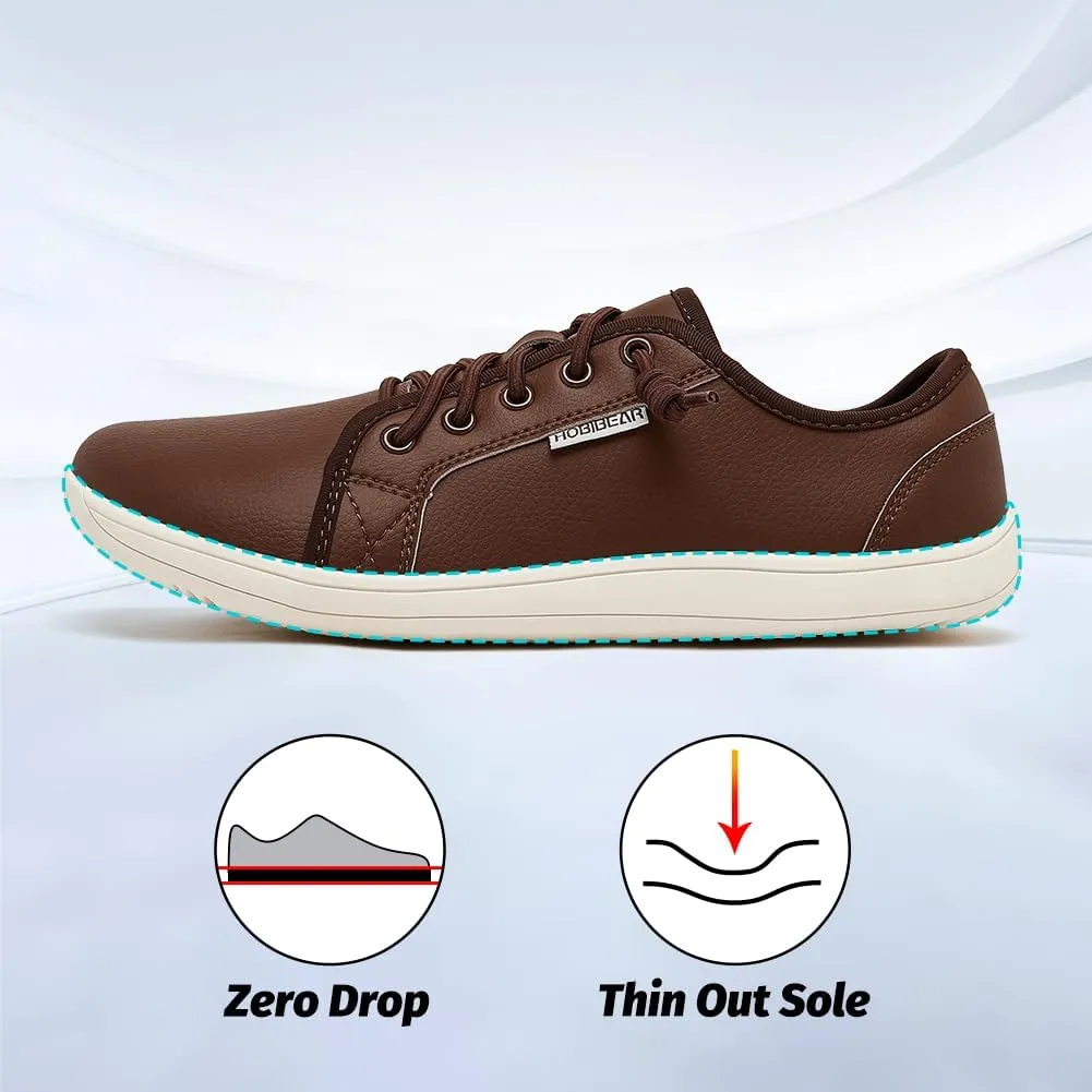 HOBIBEAR Womens Mens Wide Minimalist Barefoot Sneakers Zero Drop Slip on Shoes Lightweight Comfortable
