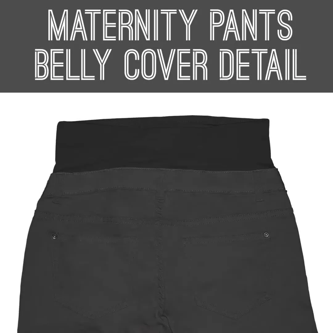Hybrid & Company Super Comfy Stretch Women's Maternity Bootcut Jeans with Real Pockets