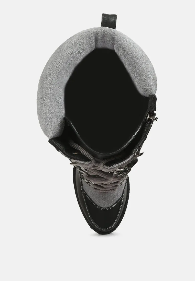 Igloo Over The Ankle Cushion Collared Boots By Ruw