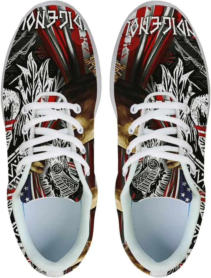 Indigenous Native American Flag Shoes for Women Men Trail Running Casual Fashion Sneakers Slip-on Tennis Shoes
