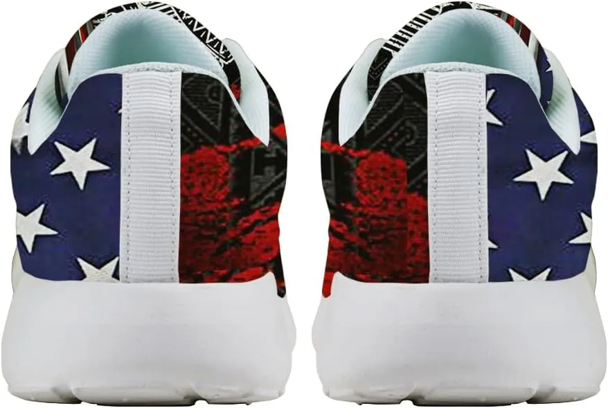 Indigenous Native American Flag Shoes for Women Men Trail Running Casual Fashion Sneakers Slip-on Tennis Shoes