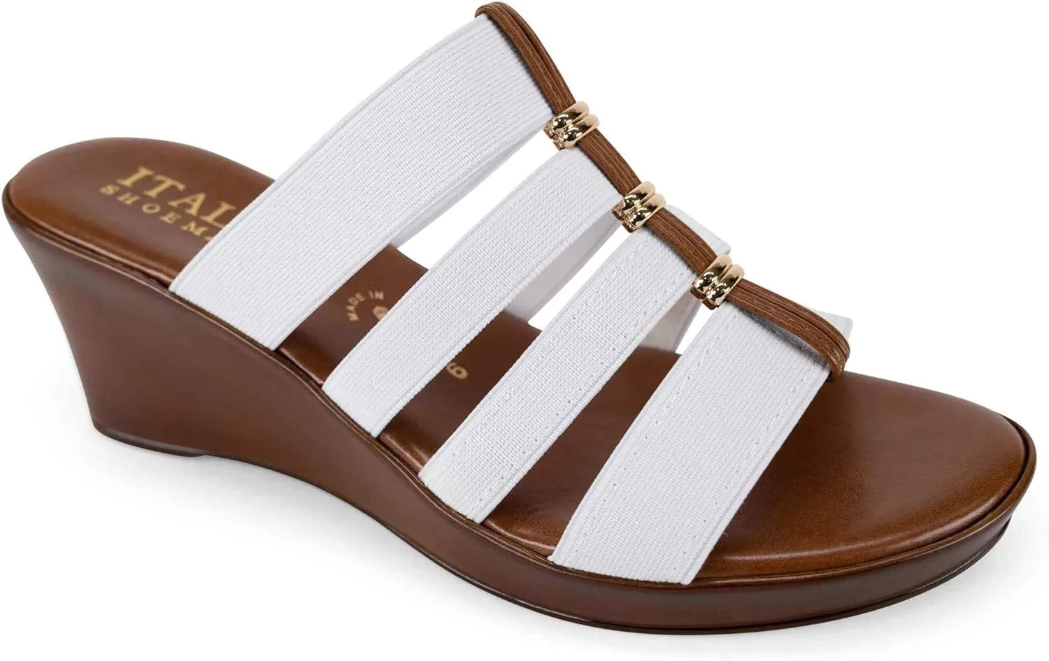 ITALIAN Shoemakers Women's Clover Wedge Sandal