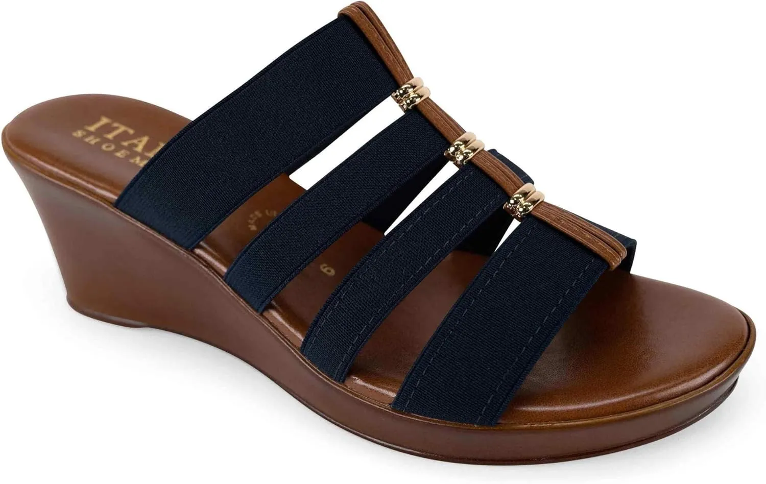 ITALIAN Shoemakers Women's Clover Wedge Sandal