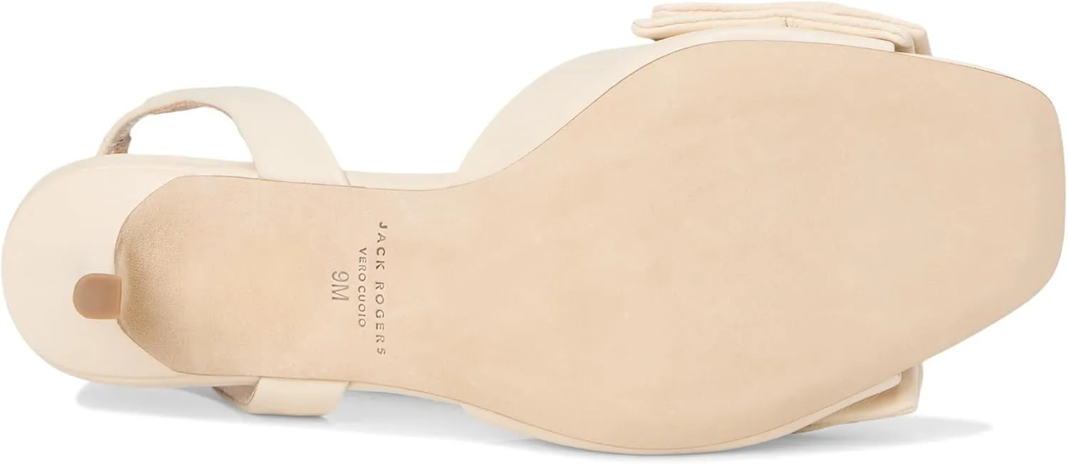 Jack Rogers Women's Eloise Bow Slingback Heeled Sandal