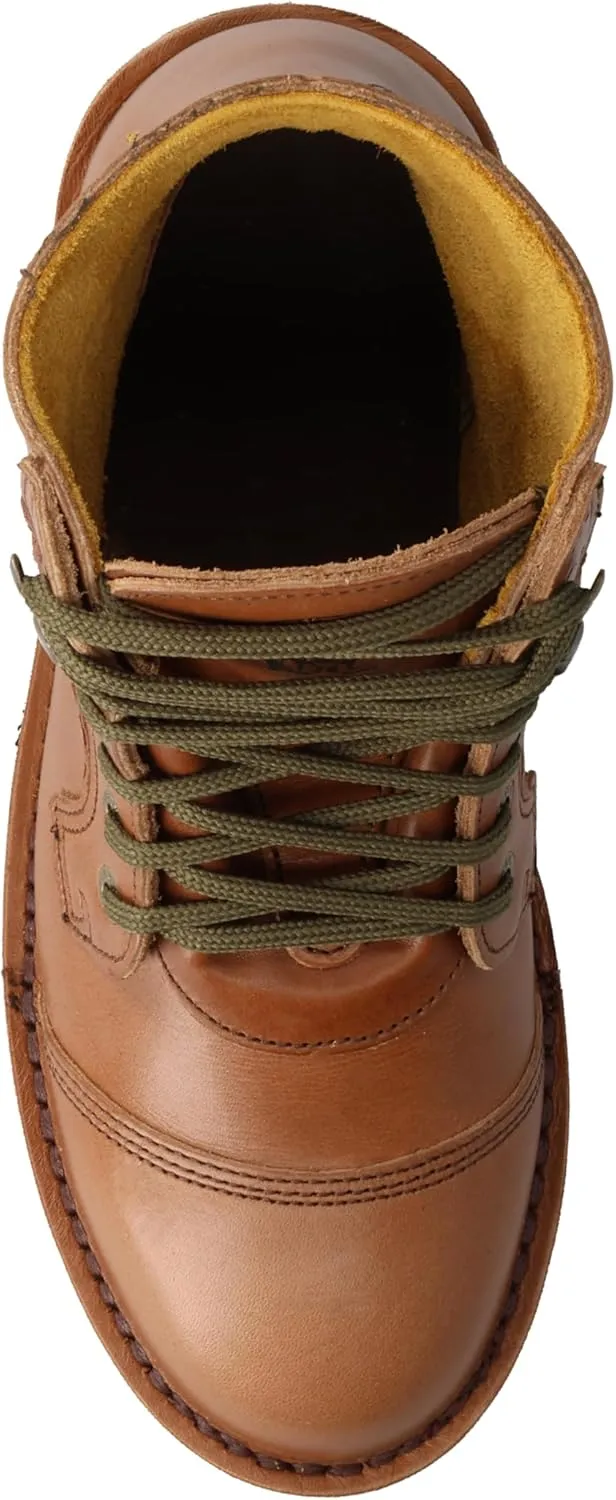 JIM GREEN Numzaan Frog Sole Boots Lace-Up Water Resistant Full Grain Leather Work or Hiking Boot