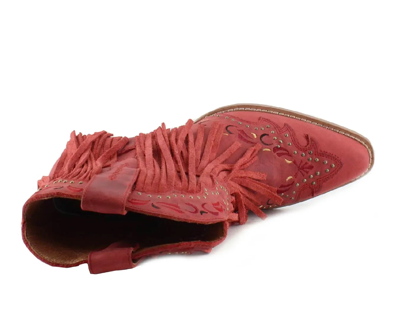 Joelle Leather Cowgirl Boots - Stylish & Comfortable by Buck & Brana