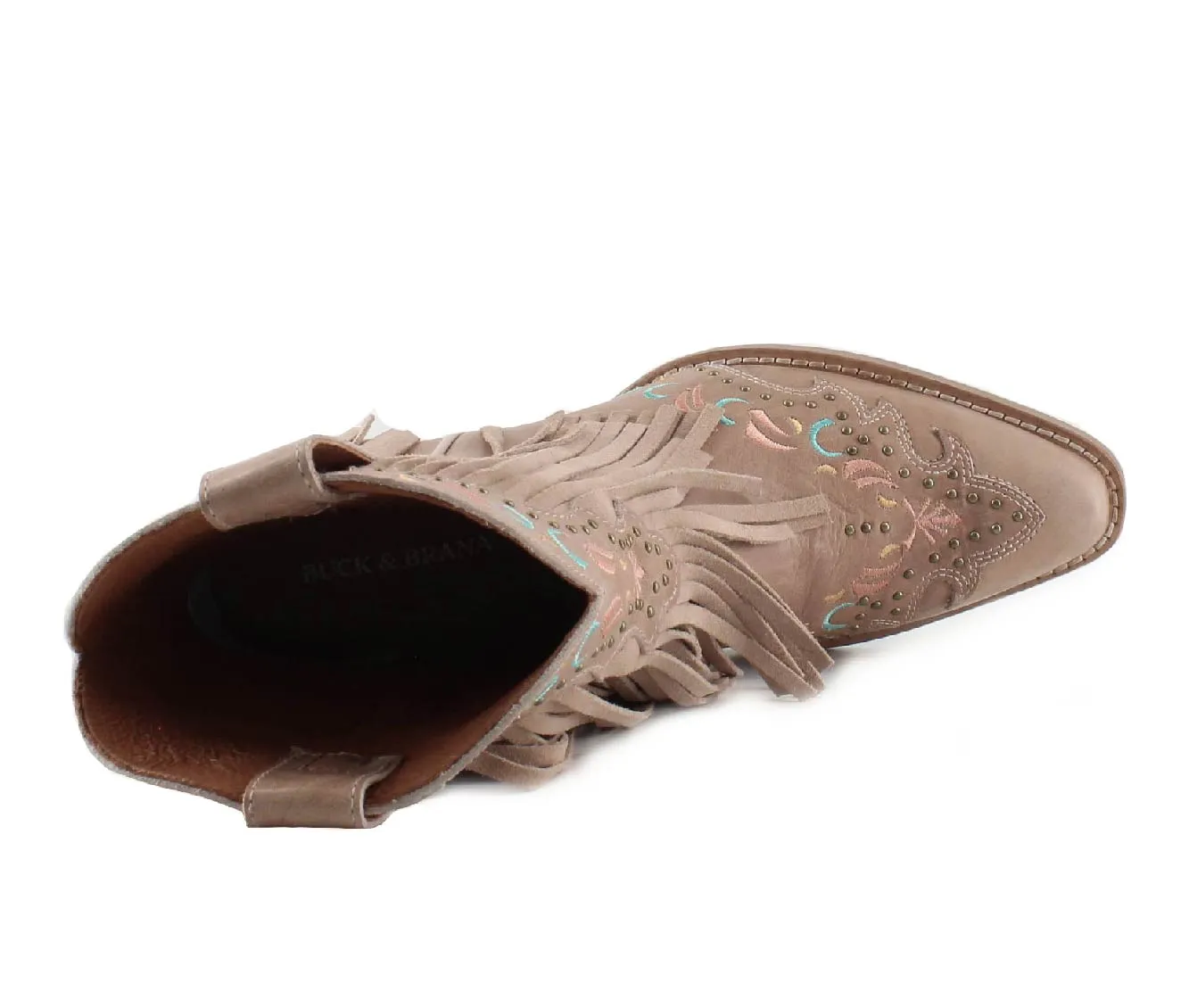 Joelle Leather Cowgirl Boots - Stylish & Comfortable by Buck & Brana