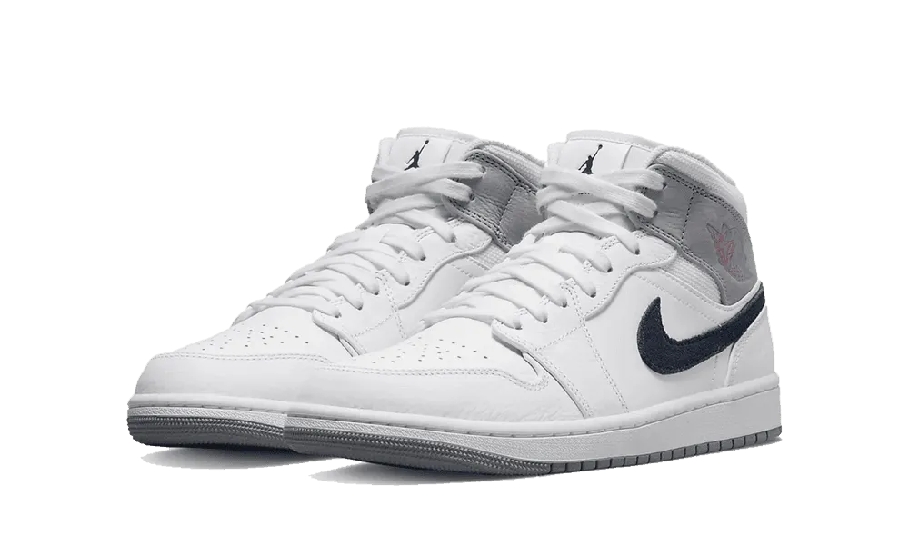 Jordan 1 Mid Paris White